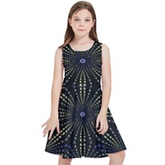 Fractal Mandale Kids  Skater Dress by Sparkle