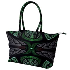 Fractal Illusion Canvas Shoulder Bag