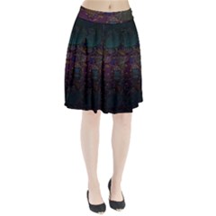 Fractal Leafs Pleated Skirt by Sparkle