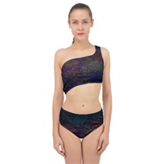 Fractal Leafs Spliced Up Two Piece Swimsuit by Sparkle