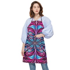 Fractal Flower Pocket Apron by Sparkle