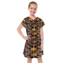 Fractal Flower Kids  Drop Waist Dress View1