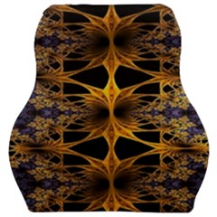 Fractal Flower Car Seat Velour Cushion  by Sparkle