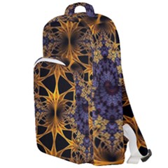 Fractal Flower Double Compartment Backpack by Sparkle