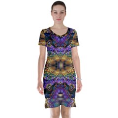 Fractal Illusion Short Sleeve Nightdress