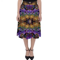 Fractal Illusion Classic Midi Skirt by Sparkle