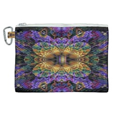 Fractal Illusion Canvas Cosmetic Bag (xl) by Sparkle