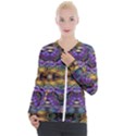 Fractal Illusion Casual Zip Up Jacket View1