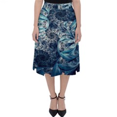 Fractal Swings Classic Midi Skirt by Sparkle