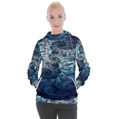 Fractal Swings Women s Hooded Pullover by Sparkle