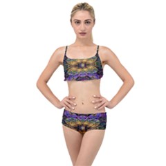 Fractal Illusion Layered Top Bikini Set by Sparkle