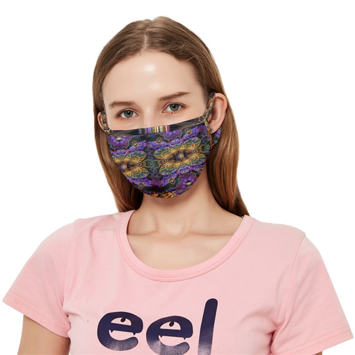 Fractal Illusion Crease Cloth Face Mask (Adult)