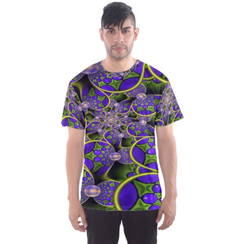 Fractalbubbles Men s Sport Mesh Tee by Sparkle