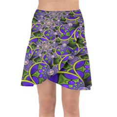 Fractalbubbles Wrap Front Skirt by Sparkle