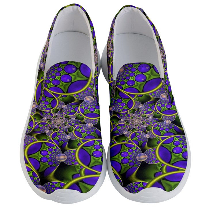 Fractalbubbles Men s Lightweight Slip Ons