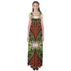 Fractal Design Empire Waist Maxi Dress by Sparkle