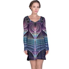 Fractal Design Long Sleeve Nightdress by Sparkle