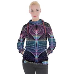 Fractal Design Women s Hooded Pullover by Sparkle