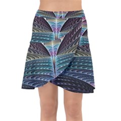 Fractal Design Wrap Front Skirt by Sparkle