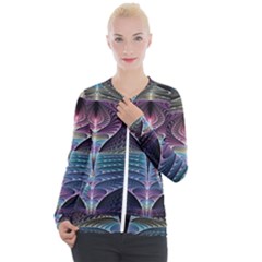 Fractal Design Casual Zip Up Jacket by Sparkle