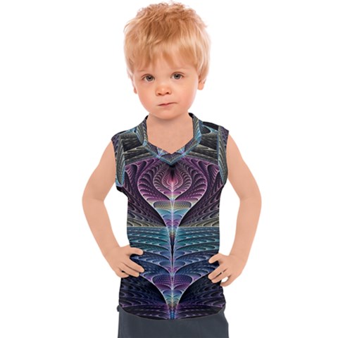 Fractal Design Kids  Sport Tank Top by Sparkle