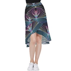 Fractal Design Frill Hi Low Chiffon Skirt by Sparkle