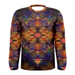 Fractal Flower Men s Long Sleeve Tee