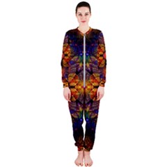 Fractal Flower Onepiece Jumpsuit (ladies)  by Sparkle