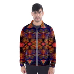 Fractal Flower Men s Windbreaker by Sparkle