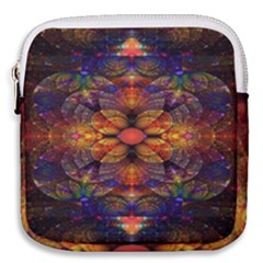 Fractal Flower Mini Square Pouch by Sparkle