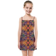 Fractal Flower Kids  Summer Sun Dress by Sparkle