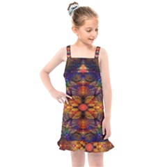 Fractal Flower Kids  Overall Dress