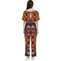 Fractal Flower Batwing Lightweight Jumpsuit View2