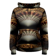 Fractal Illusion Women s Pullover Hoodie by Sparkle