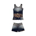 Fractal Illusion Kids  Boyleg Swimsuit View1