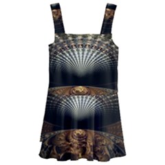 Fractal Illusion Kids  Layered Skirt Swimsuit by Sparkle