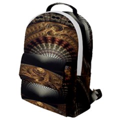 Fractal Illusion Flap Pocket Backpack (small) by Sparkle