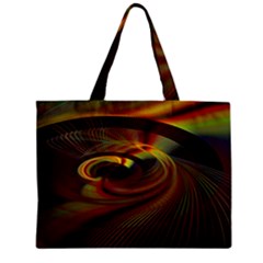 Fractal Illusion Zipper Mini Tote Bag