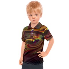 Fractal Illusion Kids  Polo Tee