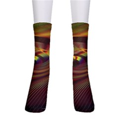 Fractal Illusion Men s Crew Socks by Sparkle