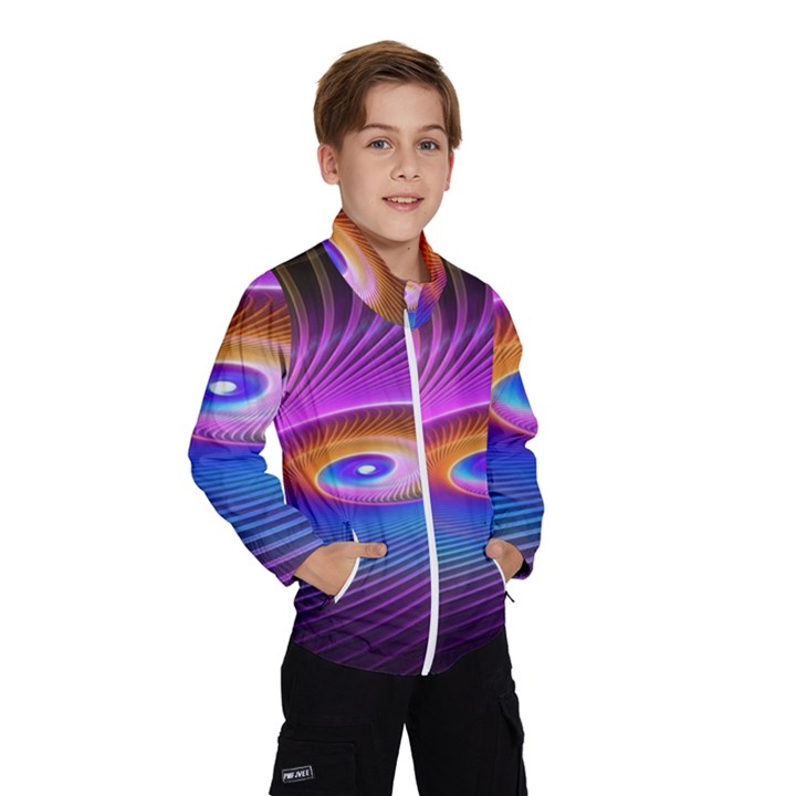 Fractal Illusion Kids  Windbreaker