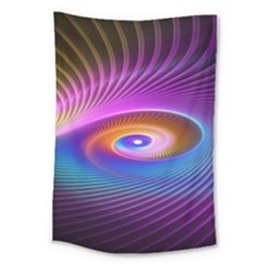 Fractal Illusion Large Tapestry