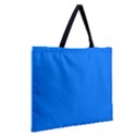 Azure Blue - Zipper Large Tote Bag View2