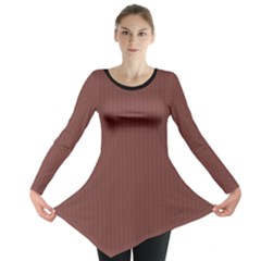 Bole Brown - Long Sleeve Tunic  by FashionLane