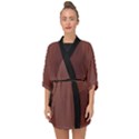 Bole Brown - Half Sleeve Chiffon Kimono View1