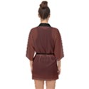 Bole Brown - Half Sleeve Chiffon Kimono View2