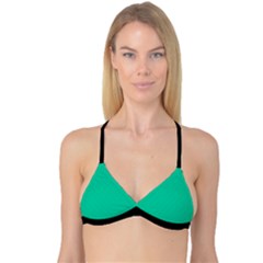 Caribbean Green - Reversible Tri Bikini Top by FashionLane