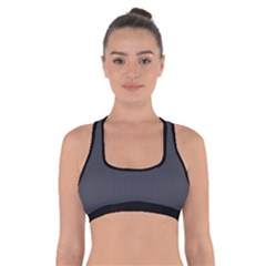 Anchor Grey - Cross Back Sports Bra