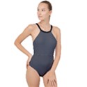 Anchor Grey - High Neck One Piece Swimsuit View1