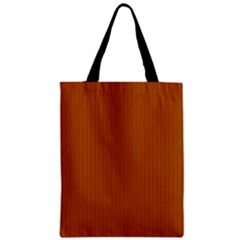 Bronze Orange - Zipper Classic Tote Bag by FashionLane